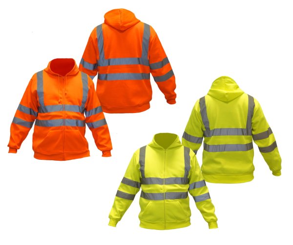 Ostrzegawcza bluza robocza MERKURY – wygodna, z kapturem i kieszeniami - zdjęcie 4