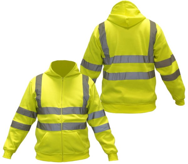 Ostrzegawcza bluza robocza MERKURY – wygodna, z kapturem i kieszeniami - zdjęcie 6
