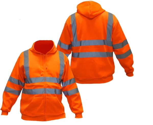 Ostrzegawcza bluza robocza MERKURY – wygodna, z kapturem i kieszeniami - zdjęcie 12