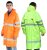 Kurtka Robocza Odblaskowa SATURN – Poliester PCV, Kaptur w Kołnierzu