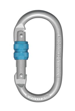 IRUDEK Lina niebieska 10 m – lina półstatyczna z karabinkiem screw-lock - zdjęcie 2