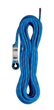 IRUDEK Lina niebieska 10 m – lina półstatyczna z karabinkiem screw-lock