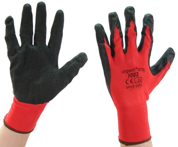 Rękawice robocze ochronne URGENT 1003 latex - zdjęcie 4