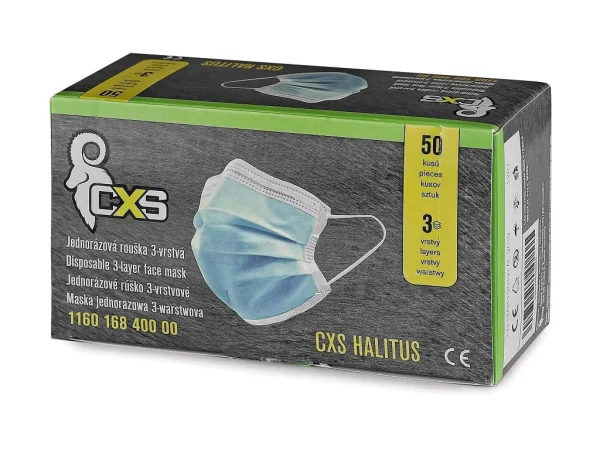 Maseczka ochr. jednorazowa op.50 szt. HALITUS CXS - zdjęcie 5