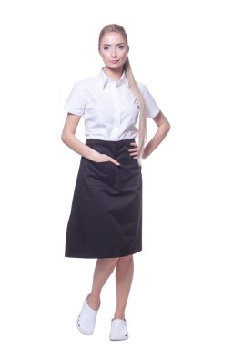 Elegancka Zapaska Kelnerska Średniej Długości