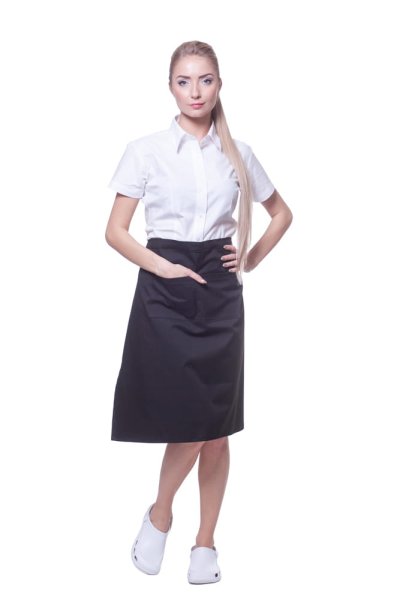 Elegancka Zapaska Kelnerska Średniej Długości