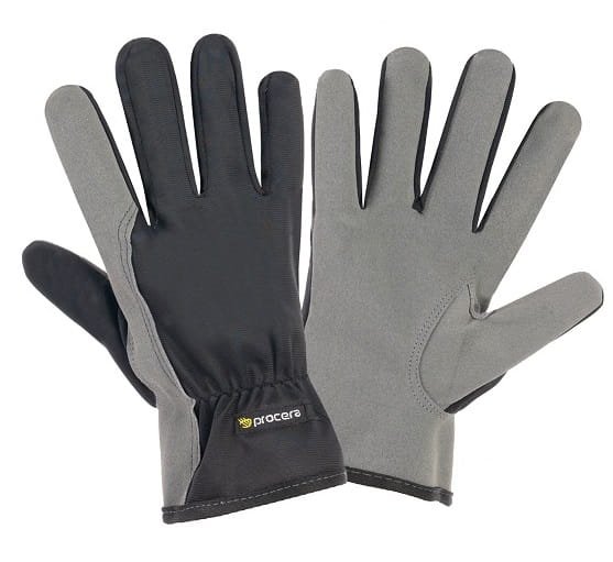 Rękawice robocze X-GRIS wzmacniane skórą syntetyczną