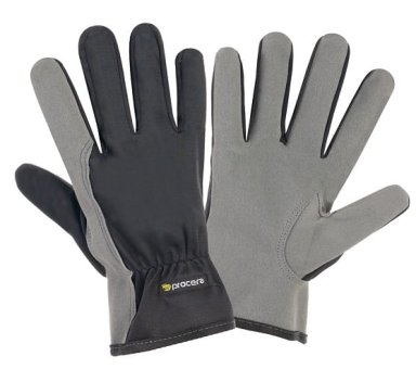 Rękawice robocze X-GRIS wzmacniane skórą syntetyczną - zdjęcie 2