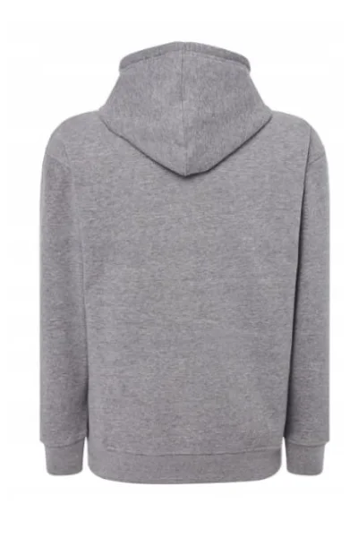 Bluza Dresowa z Kapturem Hood szara, zapinana na zamek - zdjęcie 2