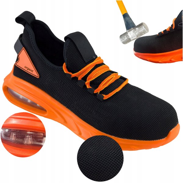 URGENT 229 S1: Lekkie i Wygodne Buty Robocze z Metalowym Podnoskiem