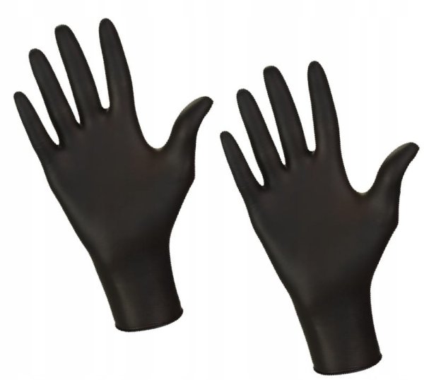 Nitrylowe Rękawiczki easyCARE Black - Komfort i Ochrona w Każdej Sytuacji