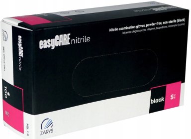 Nitrylowe Rękawiczki easyCARE Black - Komfort i Ochrona w Każdej Sytuacji - zdjęcie 2
