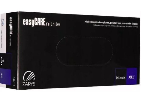 Nitrylowe Rękawiczki easyCARE Black - Komfort i Ochrona w Każdej Sytuacji - zdjęcie 3