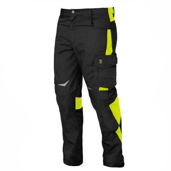 Spodnie robocze HELICON z 8 kieszeniami i elementami odblaskowymi - zdjęcie 8