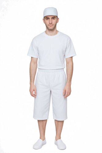 Spodnie Piekarskie 3/4 100% bawełny #Komfort i Profesjonalizm w Twojej Kuchni - zdjęcie 2