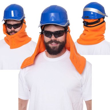 Ocieplacz pod kask pomarańczowy