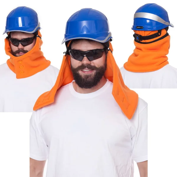 Ocieplacz pod kask pomarańczowy - zdjęcie 2