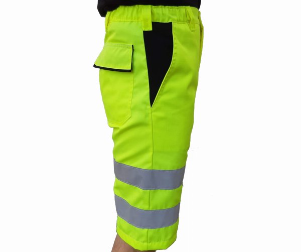 Spodnie robocze krótkie odblaskowe - zdjęcie 5
