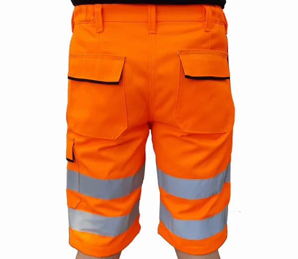 Spodnie robocze krótkie odblaskowe - zdjęcie 7