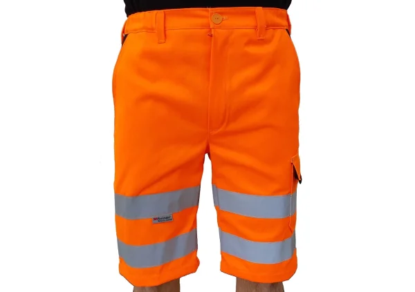 Spodnie robocze krótkie odblaskowe - zdjęcie 10