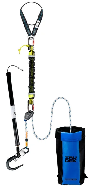 Irudek RK2 RESCUE KIT 50 m zestaw ratowniczy do ewakuacji z tyczką, EN 363, do 140 kg - zdjęcie 2