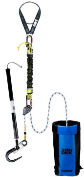 Irudek RK2 RESCUE KIT 30 m zestaw ratowniczy do ewakuacji z tyczką, EN 363, do 140 kg - zdjęcie 2