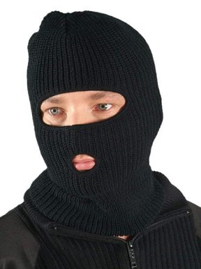 Kominiarka pod kask dwa otwory