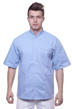 Bluza medyczna Alan krótki rękaw - zdjęcie 3