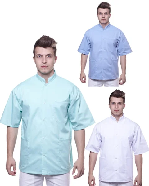 Bluza medyczna Alan krótki rękaw - zdjęcie 5