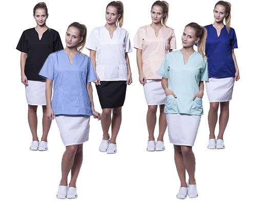 Bluza medyczna damska Ula - Wysokiej Jakości Odzież Medyczna - zdjęcie 108