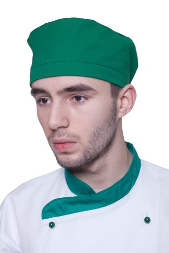 Czapka kucharska krótka z regulacją błękitna-15526