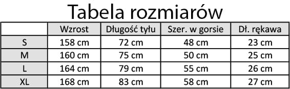 Fartuch damski Aga biała z niebieską lamówką XXL-14778