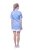 Fartuch damski Ala biały z różową lamówką XL-15295