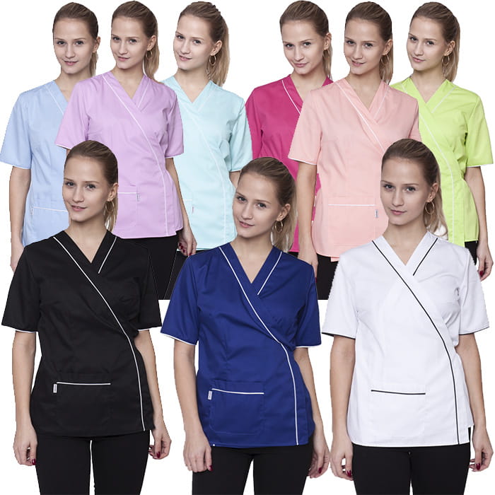Fartuch damski Julia fuksja r.XXL-10609