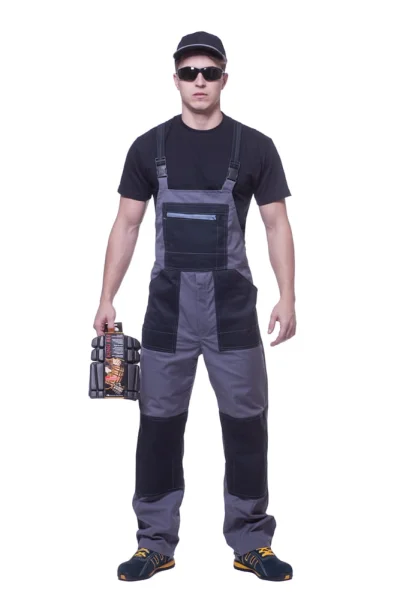 Spodnie robocze ogrodniczki DWUKOL - zdjęcie 2