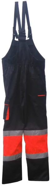 Spodnie robocze ogrodniczki z odblaskami HI-VIZ - zdjęcie 19