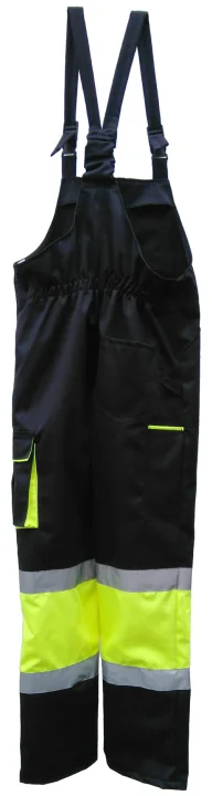 Spodnie robocze ogrodniczki  HI-VIZ pomarańcz r.M-17517