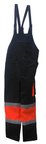 Spodnie robocze ogrodniczki z odblaskami HI-VIZ - zdjęcie 46