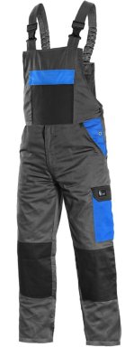 Spodnie robocze ogrodniczki PHOENIX CRONOS niebieskie
