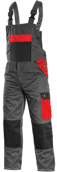 Spodnie robocze ogrodniczki PHOENIX CRONOS niebieskie - zdjęcie 3