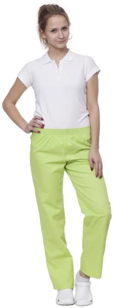 Spodnie medyczno-gastronomiczne damskie białe - zdjęcie 19