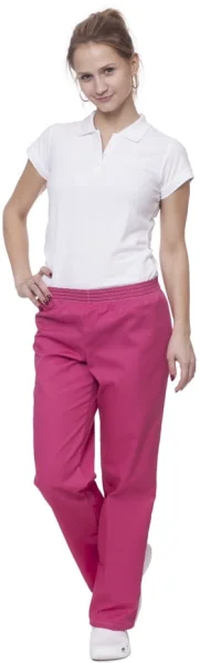 Spodnie medyczno-gastronomiczne damskie białe - zdjęcie 21