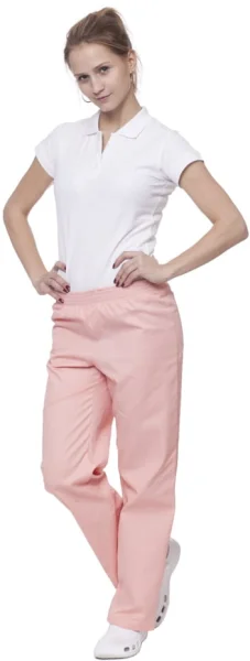 Spodnie medyczno-gastronomiczne damskie białe - zdjęcie 33