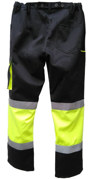 Spodnie robocze do pasa  HI-VIZ pomarańcz r.XL-17559