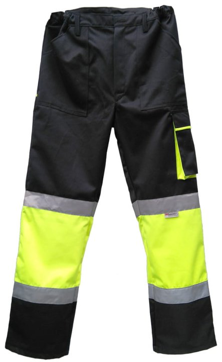 Spodnie robocze do pasa  HI-VIZ pomarańcz r.XXL-17563