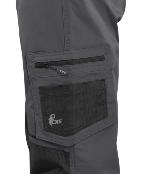 CXS SOLIS FLEX: Elastyczne i Wytrzymałe Spodnie Robocze z Systemem Regulacji Długości - zdjęcie 11