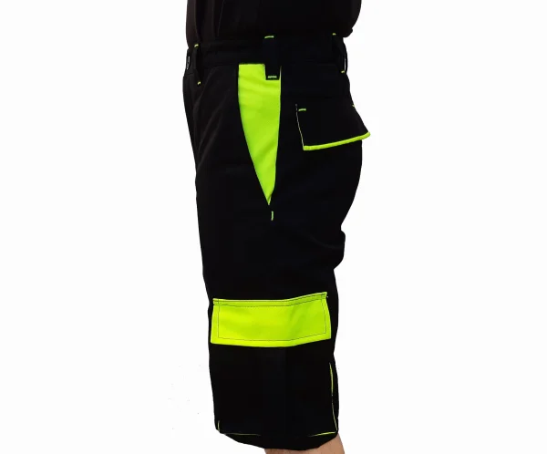 Spodnie krótkie dwukolorowe wygodne z kieszeniami - zdjęcie 5