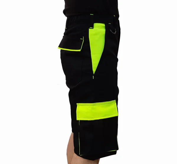 Spodnie krótkie dwukolorowe wygodne z kieszeniami - zdjęcie 13