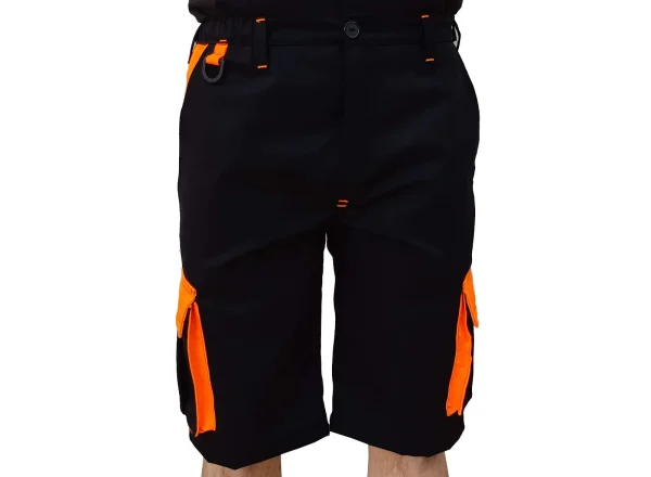 Spodnie krótkie dwukolorowe wygodne z kieszeniami - zdjęcie 14