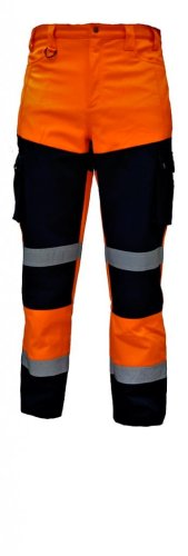 Spodnie robocze ciepłe SNOW HAWK ostrzeg.